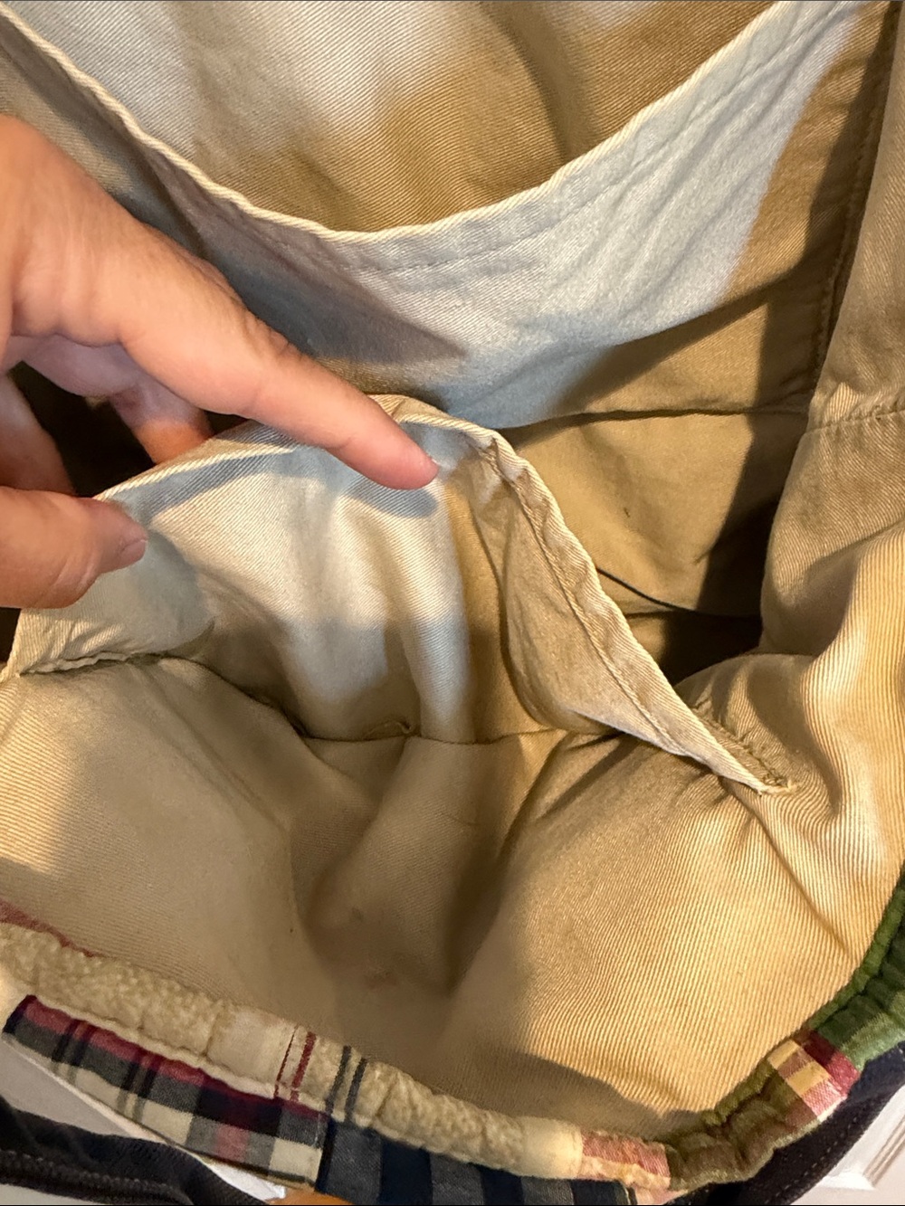 Vintage J.Crew Madras Patchwork Canvas Tote Bag - Picture 6 of 11